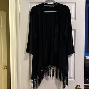 Black dressy knit jacket